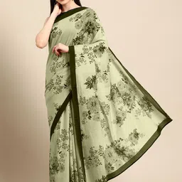 BUTA BUTI Floral Printed Pure Cotton Saree-picture-34