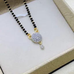 Wynona Gold-Plated Artificial Stones and Beads Mangalsutra-picture-41