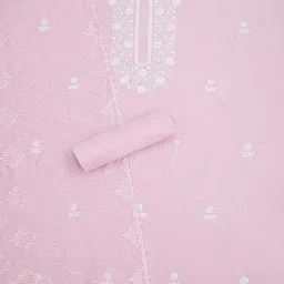 Soch Floral Embroidered Sequinned Chanderi Unstitched Dress Material image 5