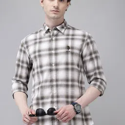 U.S. Polo Assn. Denim Co. Checked Pure Cotton Casual Shirt-picture-38