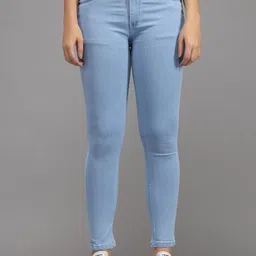 AKACY Women Jean Slim Fit Mid-Rise Stretchable Jeans-image-8