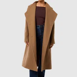 Forever New Ari Petite Funnel Neck Overcoat image 5