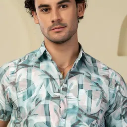 TANDUL Smart Abstract Printed Shirt image 4