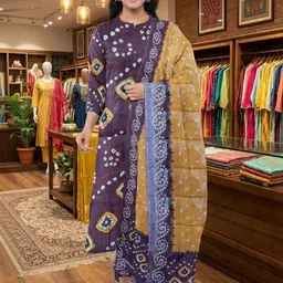ASHMITAS COLLECTION Printed Pure Cotton Unstitched Dress Material-picture-14