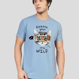 Greylongg Men Typography Printed T-shirt-image-98