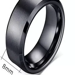 DIVASTRI Black Om Engraved Finger Ring image 2