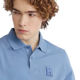 RARE RABBIT Men Solid Polo Collar Cotton T-shirt-picture-25