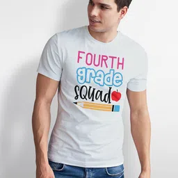 Seekbuylove Men Typography Printed Bio Finish Cotton T-shirt image 4