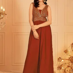 indo street Embellished Women Jumpsuit image 1