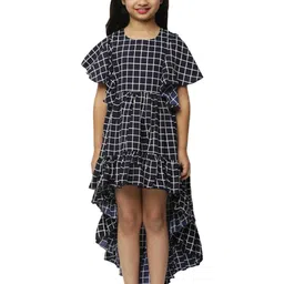 Wow Princess Baby Girls Casual High Low Kids Dress Frock-picture-14