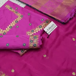 mr y Self Design Semi Stitched Lehenga Choli image 4