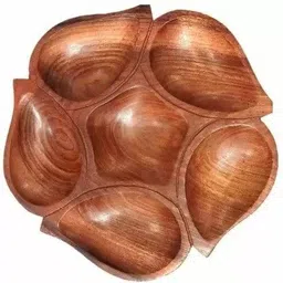 stuffcollection Wooden Dry Fruit Platter Tray image 2