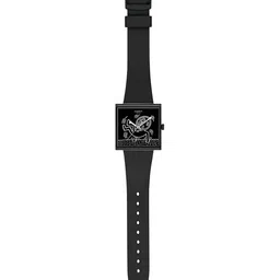 Swatch Unisex Printed Dial & Ceramic Straps Analogue Watch SO34Z103 image 4