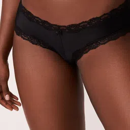 La Vie en Rose Mid-Rise Lace-Trim Bikini Briefs 018-225-0-00-00001-XS-picture-12
