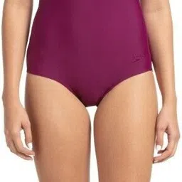 speedo Endurance 10 Brigitte One Piece Solid Women Swim-dress Red Swimsuit-picture-11