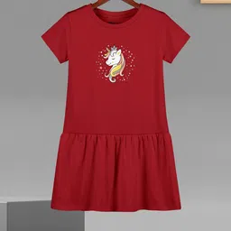 HELLCAT Girls Cotton A-Line Dress-picture-45