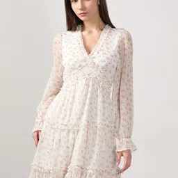 Vero Moda Floral Print Fit & Flare Dress-picture-33