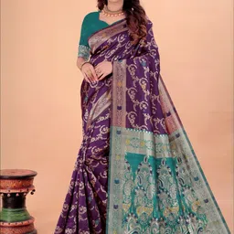 Moda Rapido Woven Design Zari Kanjeevaram Saree-picture-20