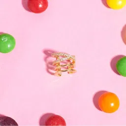 SALTY Stones Studded Pop Star Bun Pin And Cuff image 2