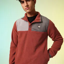 HRX by Hrithik Roshan Colourblocked High Neck Sweatshirt-picture-40