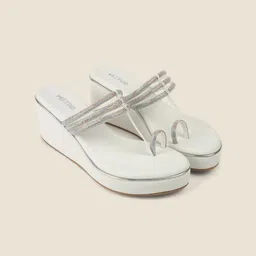 Metro Embellished Wedge Pumps image 3