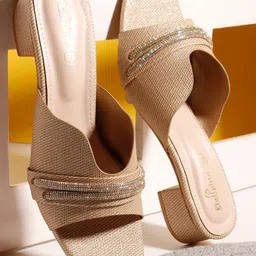 Dollphin Textured Block Mules-picture-19