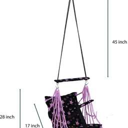 jd enterpeise Swing for Kids, Baby Swing Chair Cotton Children Folding for 1-6 Years Swing Swings image 5