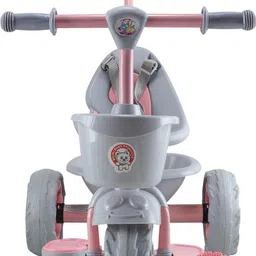 joyride Victor T20 Tricycle for kids with Comfortable seat | Safety Belt | Rubber Wheel Tricycle for Kids | 1 to 5 Years Kids with Dual Storage Basket Tricycle image 3