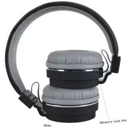 rectitude Good Quality Headphones HD Sound Bass Mic SD Card Slot Bluetooth Headset Bluetooth & Wired Headset image 4