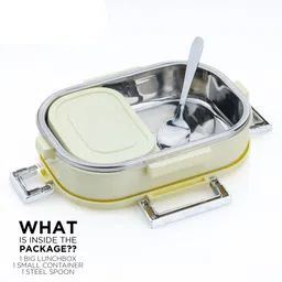 metstik Lunch Box For School Children 2 Containers Lunch Box image 5