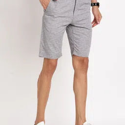 indian terrain Printed Men Grey Casual Shorts image 3