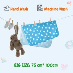 oyo baby Printed Single Fleece Blanket forAC Room image 2