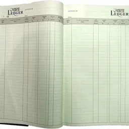 r k sales Full Canvas bound Ledger R K Full Canvas Bound Ledger 1000 Pages, PACK OF 1 1-Part Ledger image 2