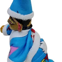 kanha set of 4 laddu gopal ji winter velvet blanket (size 2) any random color Dress image 4