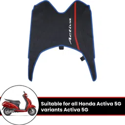 grandbiker Rubber Foot Mat Compatible Honda Activa 5G Two Wheeler Mat-picture-10