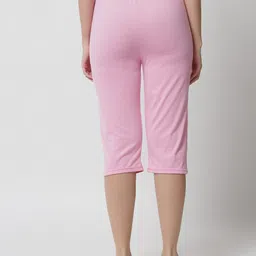 fit n fame Women Pink, Black Capri image 2