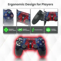 HG WORLD PS4 Playstation Controller Dualshock 4 Wireless,High Performance Dual Motor Motion Controller image 3