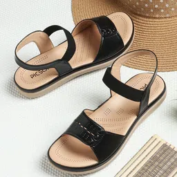 picson Women Stylish Sandals with Extra Soft Cushioning for All-Day Comfort Flats Sandal image 5