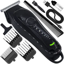 QGS Men’s Rechargeable AY Powerful Hair Clipper Beard Moustache Hair Cutting Trimmer Grooming Kit 320 min Runtime 4 Length Settings-picture-17