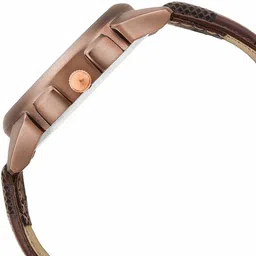 zyla Analog Watch - For Men New Unique Brown Day and Date image 5