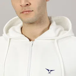 leon Men Full Sleeve Solid Hooded Sweatshirt image 4