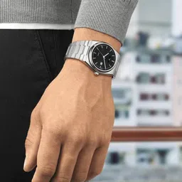 mirsho Analog Watch - For Men Dial Silver Stainless Steel Strap Analog Watch - For Men image 5