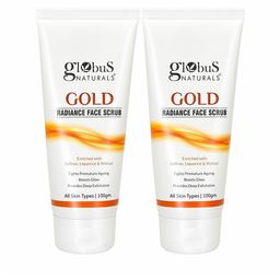 Globus naturals Set Of 2 Gold Radiance Brightening Face Scrub - 100 gm Each-picture-25