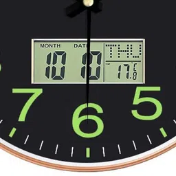 ashandroh Analog-Digital 32 cm X 32 cm Wall Clock image 3