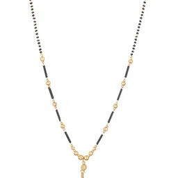 Aadvik Designs Gold-Plated Beaded Mangalsutra image 2