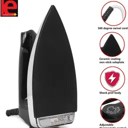 rjguru BAI-14A Automatic iron box with two layers anti-bacterial Non sticky coating 750 W Dry Iron-picture-13