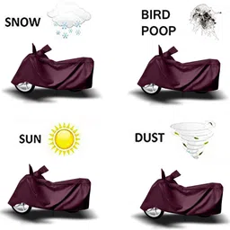 deepshakshi automotive Waterproof Two Wheeler Cover for Suzuki image 3