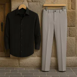 tyrell Men Cotton Blend Shirt Pant Set-picture-26