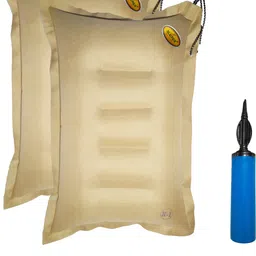 pmsquare Polyester Fibre Solid Travel Pillow Pack of 2-picture-17