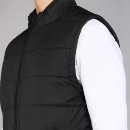 metronaut Sleeveless Solid Men Padded Jacket image 5